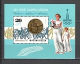 Ungaria.1980 Posta aeriana:Medalii olimpice MOSCOVA-Bl. XU.308