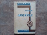 CANTECE DE VITEJIE de GEORGE COSBUC , EDITIA V, 1933