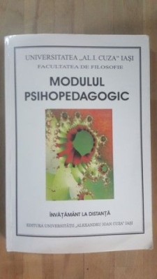 Modulul psihopedagogic. Invatamant la distanta foto