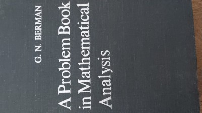 G. N. Berman - A problem book in mathematical analysis foto