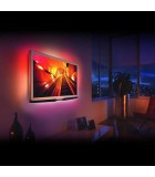 Set banda LED pentru iluminare fundal TV cu telecomanda 32-42 inch