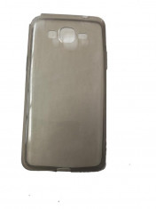 Husa Telefon Silicon Samsung Galaxy Grand Prime g530 Clear Grey Ultra Thin foto