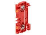 Conector &Icirc;mbinare Șine 2,5mm2 2 Borne Roșu 5,1mm