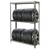 Raft pentru anvelope, suport pentru anvelope, raft de atelier, raft de stocare, raft rezistent, 180x120x40cm Performance AutoTuning