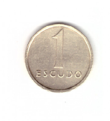 Moneda Portugalia 1 escudo 1984, stare foarte buna, curata foto