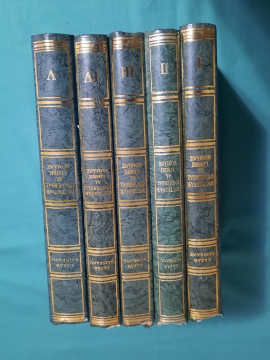 DICȚIONAR UNIVERSAL AL LIMBII ROM&Acirc;NE * 5 VOL/ LAZĂR ȘĂINENAU/1996 *7