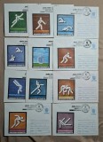 Universiada - intreg postal serie completa 11 plicuri