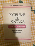 Probleme de sintaxa - limba romana - fise de munca individuala - Maria Emilia Goian