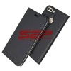 Husa Flip Magnetica Piele Apple iPhone SE (2020) Gri