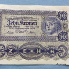 Austria - 10 Kronen / coroane (1922) seria 1013