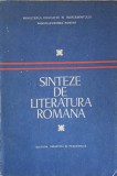 SINTEZE DE LITERATURA ROMANA-AL. PIRU, CONSTANTIN CRISAN