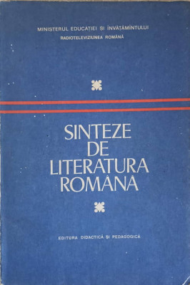 SINTEZE DE LITERATURA ROMANA-AL. PIRU, CONSTANTIN CRISAN foto
