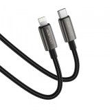Cablu Date si Incarcare USB-C - Lightning Acefast C23-01, 30W, 1.2m, Negru