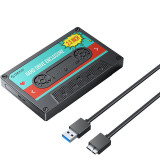 Rack SSD/HDD USB3.0 2.5 SATA max. 5Gbps Orico 2580U3-V1-BK negru