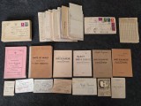 Lot mare de documente şi corespondență a unui internat politic, Voyta Francisc, anii '40.