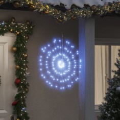 Gossi lumini stelare de craciun 140 led-uri, 8 buc., alb rece, 17 cm