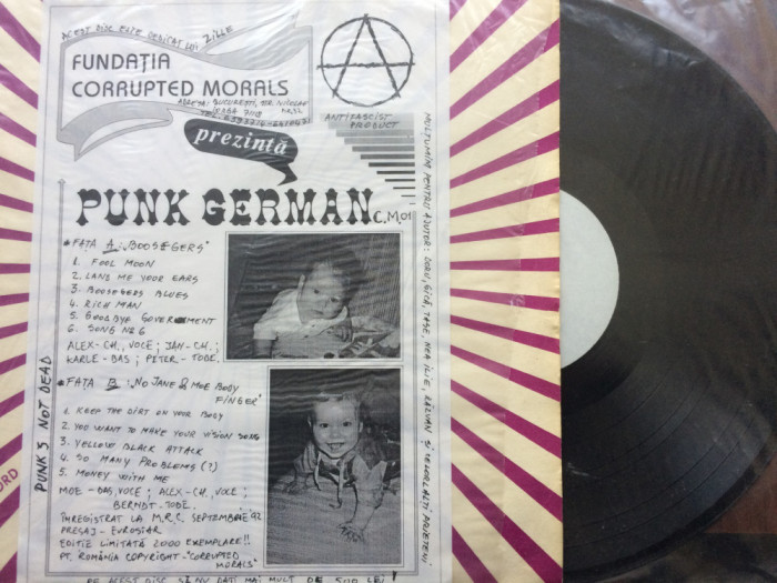 Boosegers / No Jane &amp; Moe Body Finger &lrm;Punk German disc vinyl lp muzica punk VG+