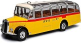 Macheta autobuz Saurer L4C 1959 replica metal die-cast 1:72