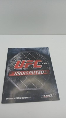 UFC 2009 Undisputted - PS3 booklet foto