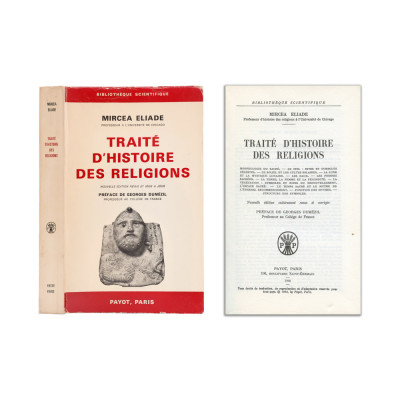 Mircea Eliade, Trait&amp;eacute; d&amp;rsquo;Histoire des religions, 1968 foto