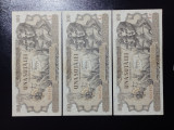 100 lei 1947 3 bancnote consecutive