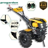 Motocultor ProGARDEN Campo 1873 Alpine V2 18CP cu pluguri si 4L ulei