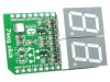 Placa Afisaj SPI 74HC595 MIKROE 7SEG CLICK, MIKROE-1201, Click Board, MikroBUS, LCD, 5V DC/3.3V DC
