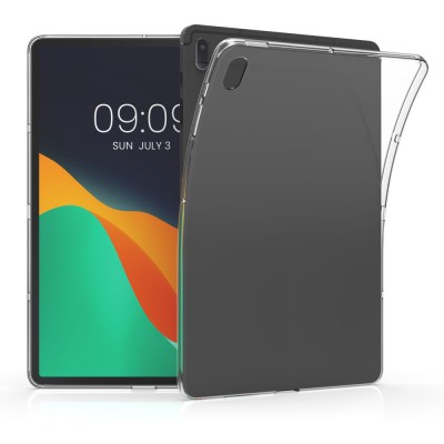 Husa pentru tableta Samsung Galaxy Tab S7 FE, Kwmobile, Transparent, Silicon, 55436.03 foto