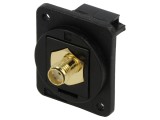 Adaptor SMA 50&Omega; Negru Plastic CLIFF CP30260X Soclu dublu
