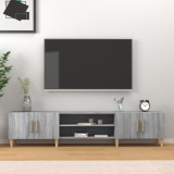 VidaXL Comodă TV, gri sonoma, 180x31,5x40 cm, lemn prelucrat