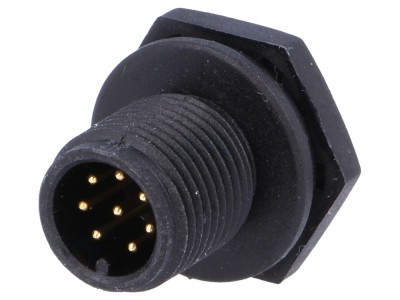 Conector M12 tată 8 pini IP68 foto