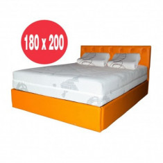 Set saltea Neptun Memory Pocket Comfort 180x200 plus 2 perne ortopedice memory SB 52x32 cm