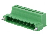 Regletă deconectabilă 5,08mm 8 pini dreaptă