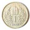 AUSTRIA 1 COROANA 1893 KRONE KORONA ARGINT VF++, Europa