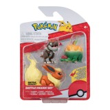 Pokemon - Set 3 figurine de actiune, (Appletun &amp; Tyrunt &amp; Flareon) S16