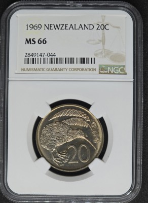 NGC MS66 New Zealand foto