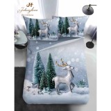 Cumpara ieftin Lenjerie de pat 1 Persoana - Model de Craciun - SPR404018