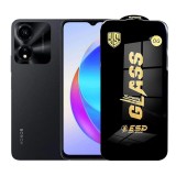 Folie de Protectie pentru Honor X5 Plus, TEO, Sticla Securizata ESD, Margini Negre, Rezistenta la Zgirieturi, Antistatica, 0.35 mm, Transparenta