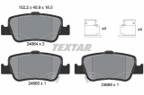 TEXTAR 2466401 Q+ set placute frana,frana disc