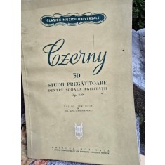 Partitura, 30 studii pregatitoare pentru scoala agilitatii, Op.849 - Czerny