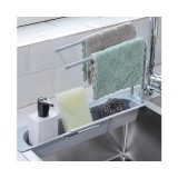 Suport Organizator pentru Chiuveta, reglabil 36-50cm &ndash; Ideal pentru Uscarea Buretilor si Lavetelor, General