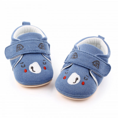 Pantofiori albastri pentru baietei - Teddy (Marime Disponibila: 3-6 luni foto