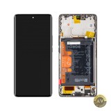 Display cu Touchscreen Honor Magic6 Lite cu Rama si Acumulator Negru (Midnight Black) Service Pack 0235AHHP