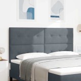 vidaXL Tăblie cap cu headboard Gri &icirc;nchis 180 cm Piele artificială 3337855