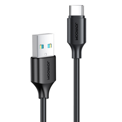 Cablu USB De &amp;icirc;ncărcare / Date Joyroom - USB Tip C 3A 0,25 M Negru (S-UC027A9) S-UC027A9 0.25M BLACK foto