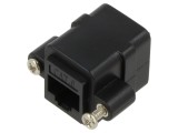 Cuplor RJ45 Cat 6 Goobay 81365 Negru 8p8c Soclu Dublu
