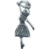 Pandantiv, jolie silver, argint 925, model dansatoare, 30 x 10 mm, 1.7 g