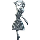 Pandantiv, jolie silver, argint 925, model dansatoare, 30 x 10 mm, 1.7 g