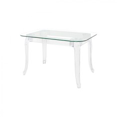 Masă Transparentă Baroc Aurora - Policarbonat - Diverse mărimi, KH010100205 - King 120x100 cm