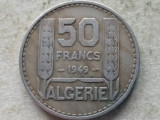 ALGERIA-50 FRANCS 1949, Africa, Cupru-Nichel